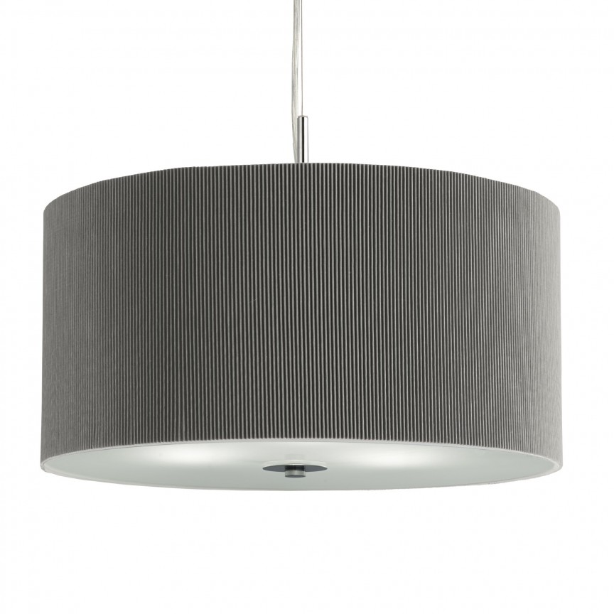 Lustra eleganta design clasic Drum Pleat argintiu 2356-60SI SRT, Candelabre clasice / Lustre si Pendule⭐ modele elegante de lux pentru iluminat living, dormitor, bucatarie.✅DeSiGn decorativ unic!❤️Promotii❗ Lustre clasice ➽ www.evalight.ro. Alege oferte la colectii NOI de corpuri de iluminat pt interior în stil clasic, industrial, retro sau vintage, lampi suspendate deosebite de tip suspensii, decorate cu margele cu cristal, abajur textil, de sticla, becuri normale tip lumanare cu filament sau LED, ieftine de calitate la cel mai bun pret. a