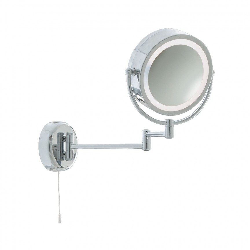 Oglinda cu iluminat pentru baie IP44 directionabila Bathroom 11824 SRT, Oglinzi baie, LED⭐ modele moderne cu iluminare LED rotunde, patrate, dreptunghiulare cu dulap.✅Design decorativ unic!❤️Promotii oglinzi baie LED❗ ➽ www.evalight.ro. Alege oglinzi pentru baie cu LED, ieftine si de lux, calitate deosebita la cel mai bun pret. a