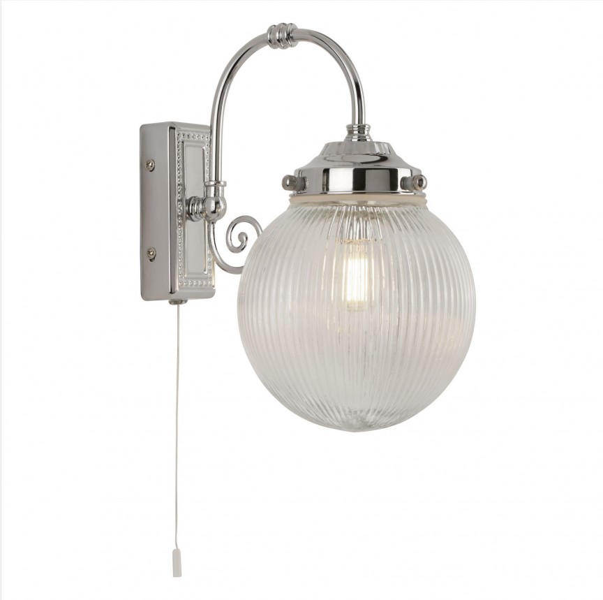 Aplica de perete pentru baie IP44 Belvue 3259CC SRT, Aplice pentru baie, LED⭐ modele moderne lustre tablou, iluminat oglinda baie.❤️Promotii lampi baie❗ ➽www.evalight.ro. Alege corpuri de iluminat baie cu spot-uri aplicate (perete/tavan/mobilier baie), rezistente la apa (umiditate), ieftine si de lux, calitate deosebita la cel mai bun pret.
 a