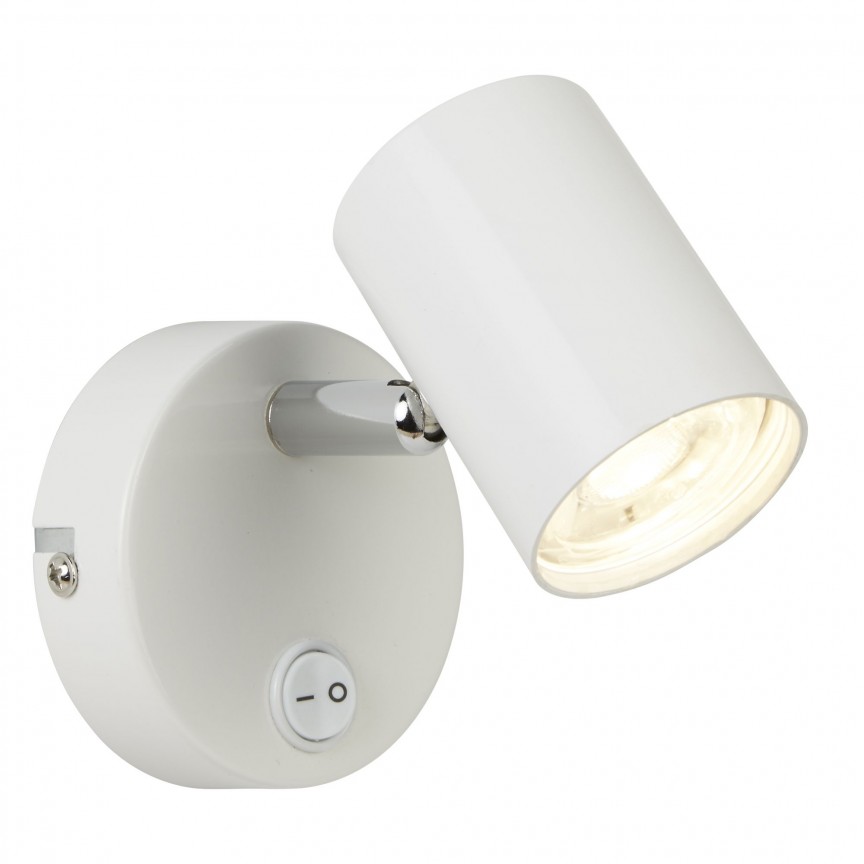 Aplica LED cu spot directionabil Rollo alba 3171WH SRT, Corpuri de iluminat interior LED⭐ modele lustre interior LED pentru living, dormitor, bucatarie, baie.✅DeSiGn decorativ de lux!❤️Promotii lampi LED❗ ➽www.evalight.ro. Alege Corpuri de iluminat interior LED elegante in stil modern, suspendate sau aplicate de tavan si perete, ieftine de calitate deosebita la cel mai bun pret. a