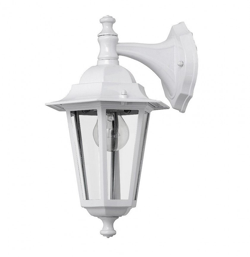 Aplica de perete exterior IP43, down light, alb Velence 8201 RX, Aplice de exterior clasice, rustice, traditionale⭐ lampi de perete pentru iluminat exterior terasa casa.✅Design decorativ unic!❤️Promotii online❗ ➽www.evalight.ro. Alege oferte la corpuri de iluminat exterior rezistente la apa tip felinar din metal antichizat, abajur din sticla cu decor ornamental, bec LED si lumina ambientala, ieftine si de lux, calitate deosebita la cel mai bun pret. a