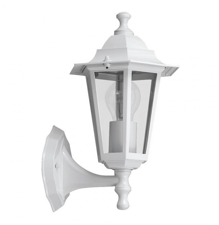 Aplica de perete exterior IP43, up light, alb Velence 8203 RX, Aplice de exterior clasice, rustice, traditionale⭐ lampi de perete pentru iluminat exterior terasa casa.✅Design decorativ unic!❤️Promotii online❗ ➽www.evalight.ro. Alege oferte la corpuri de iluminat exterior rezistente la apa tip felinar din metal antichizat, abajur din sticla cu decor ornamental, bec LED si lumina ambientala, ieftine si de lux, calitate deosebita la cel mai bun pret. a