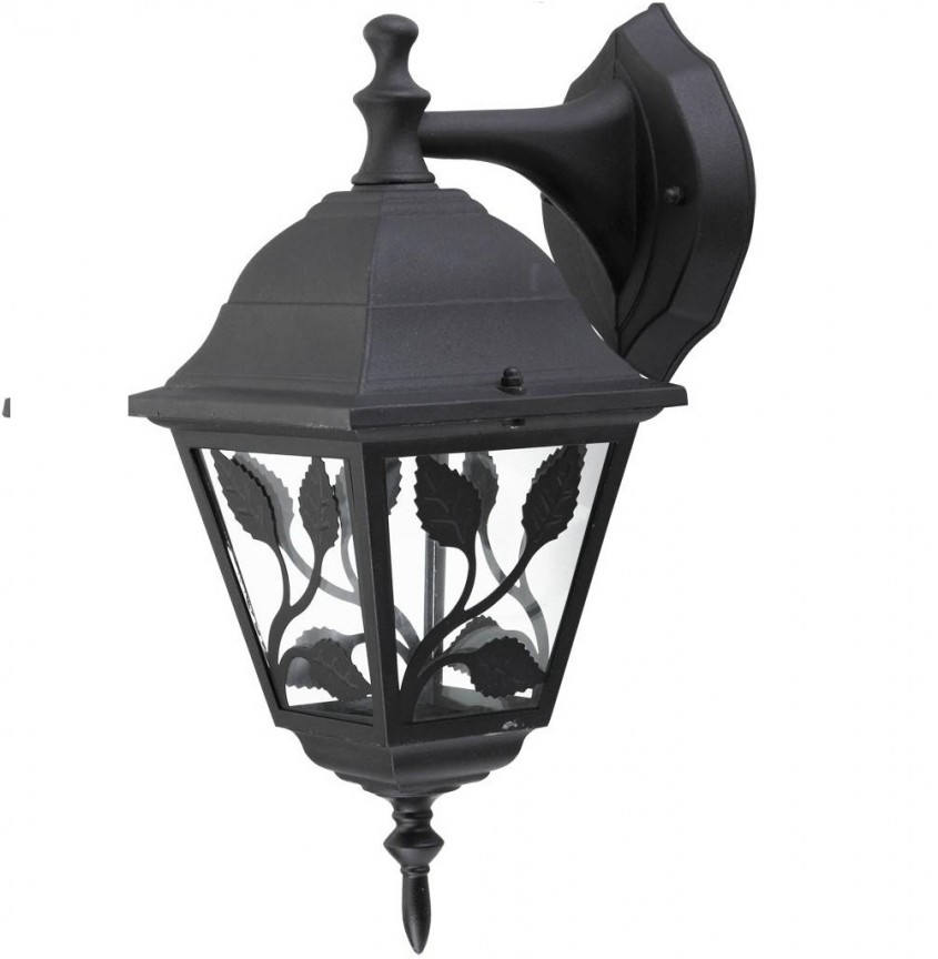 Aplica de perete exterior IP44, down light, negru Haga 8243 RX, Aplice de exterior clasice, rustice, traditionale⭐ lampi de perete pentru iluminat exterior terasa casa.✅Design decorativ unic!❤️Promotii online❗ ➽www.evalight.ro. Alege oferte la corpuri de iluminat exterior rezistente la apa tip felinar din metal antichizat, abajur din sticla cu decor ornamental, bec LED si lumina ambientala, ieftine si de lux, calitate deosebita la cel mai bun pret. a