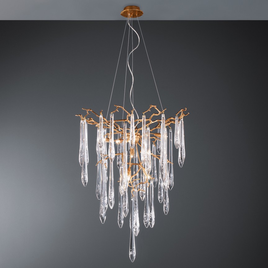 Lustra deosebita design LUX Aqua, 70cm, Candelabre clasice / Lustre si Pendule⭐ modele elegante de lux pentru iluminat living, dormitor, bucatarie.✅DeSiGn decorativ unic!❤️Promotii❗ Lustre clasice ➽ www.evalight.ro. Alege oferte la colectii NOI de corpuri de iluminat pt interior în stil clasic, industrial, retro sau vintage, lampi suspendate deosebite de tip suspensii, decorate cu margele cu cristal, abajur textil, de sticla, becuri normale tip lumanare cu filament sau LED, ieftine de calitate la cel mai bun pret. a