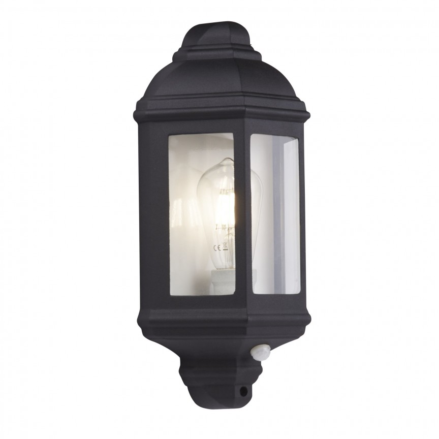 Aplica de exterior cu senzor de miscare Outdoor 280BK-PIR SRT, Candelabre si Lustre moderne elegante⭐ modele clasice de lux pentru living, bucatarie si dormitor.✅ DeSiGn actual Top 2020!❤️Promotii lampi❗ ➽ www.evalight.ro. Oferte corpuri de iluminat suspendate pt camere de interior (înalte), suspensii (lungi) de tip lustre si candelabre, pendule decorative stil modern, clasic, rustic, baroc, scandinav, retro sau vintage, aplicate pe perete sau de tavan, cu cristale, abajur din material textil, lemn, metal, sticla, bec Edison sau LED, ieftine de calitate deosebita la cel mai bun pret. a