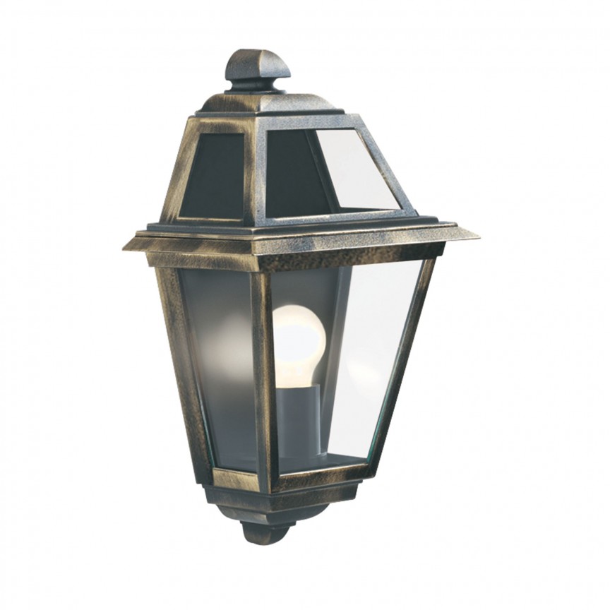 Aplica de perete exterior stil traditional IP44 New Orleans 1523 SRT, Aplice de exterior clasice, rustice, traditionale⭐ lampi de perete pentru iluminat exterior terasa casa.✅Design decorativ unic!❤️Promotii online❗ ➽www.evalight.ro. Alege oferte la corpuri de iluminat exterior rezistente la apa tip felinar din metal antichizat, abajur din sticla cu decor ornamental, bec LED si lumina ambientala, ieftine si de lux, calitate deosebita la cel mai bun pret. a