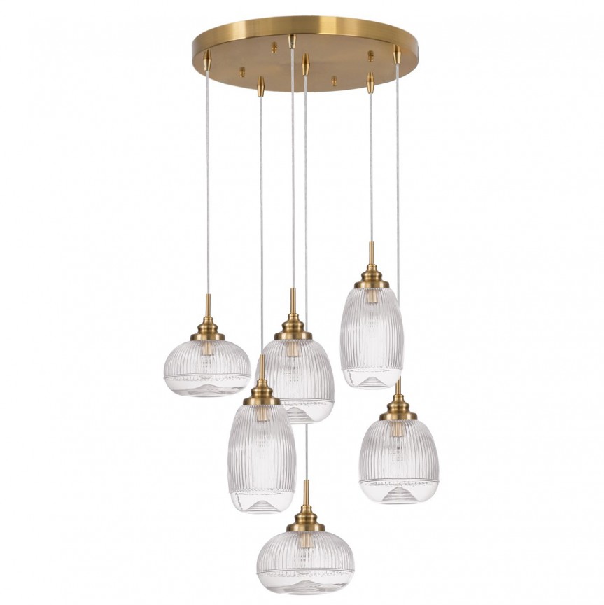 Lustra cu 6 pendule design modern Mond, Promotii lustre, reduceri⭐ corpuri de iluminat, mobila si decoratiuni de interior si exterior.⭕Oferte Pret redus online ➽ www.evalight.ro❗ a