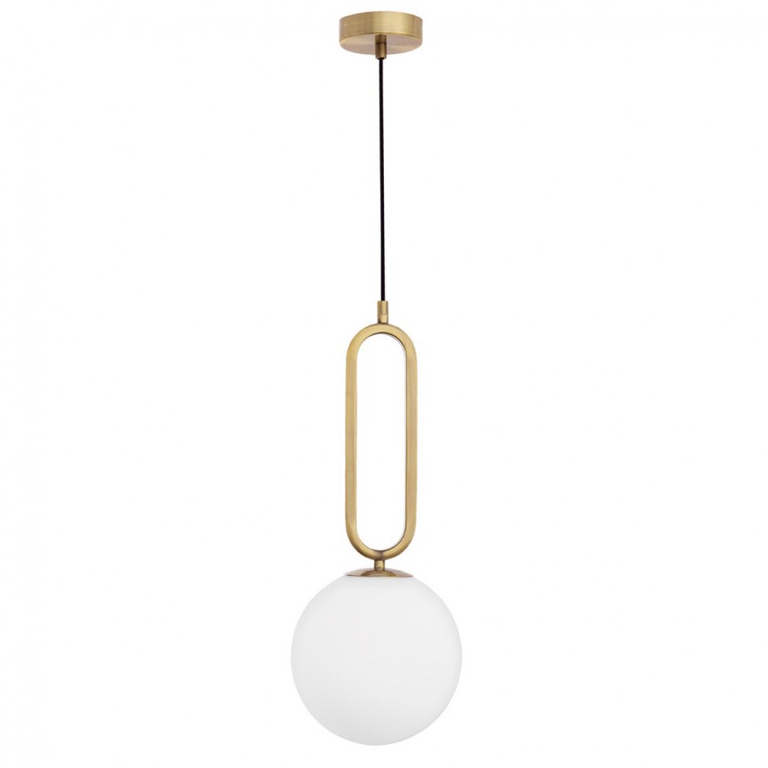 Lustra, Pendul modern Grus Brass 20cm, Cele mai vandute Corpuri de iluminat, lustre, aplice, veioze, lampadare, plafoniere. Mobilier si decoratiuni, oglinzi, scaune, fotolii. Oferte speciale iluminat interior si exterior. Livram in toata tara.  a