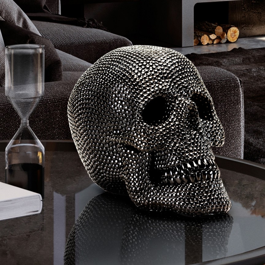 Figurina design decorativ Calavera SV-824729, Statuete / Figurine decorative moderne⭐ decoratiuni interioare de lux, obiecte de decor ❗ ➽ www.evalight.ro.   a