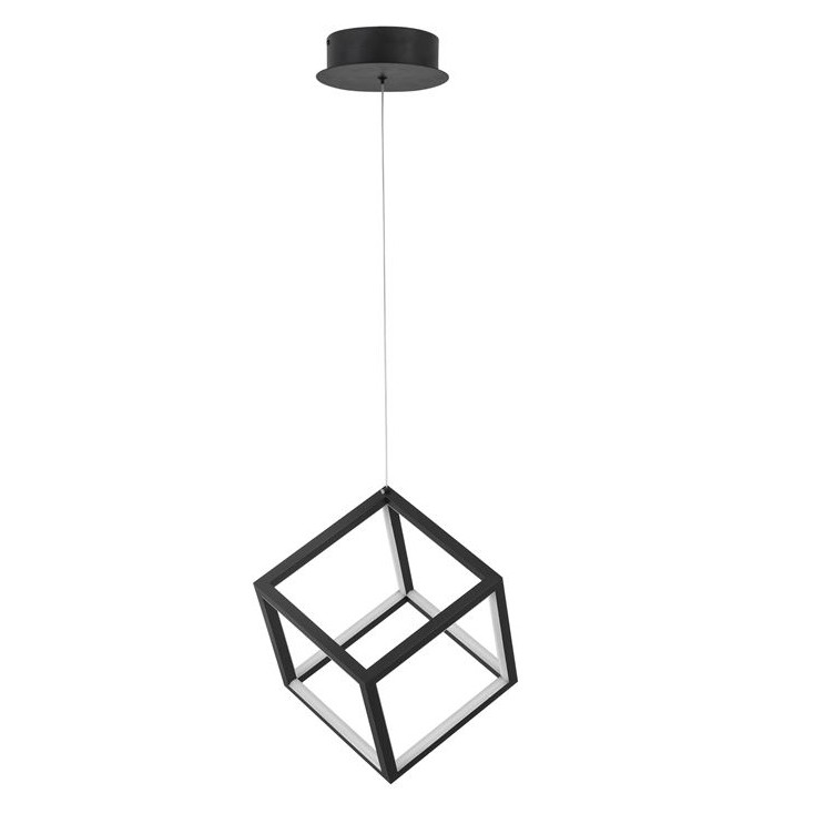 Lustra / Pendul LED design modern geometric GABBIA negru NVL-9818251, Promotii lustre, reduceri⭐ corpuri de iluminat, mobila si decoratiuni de interior si exterior.⭕Oferte Pret redus online ➽ www.evalight.ro❗ a