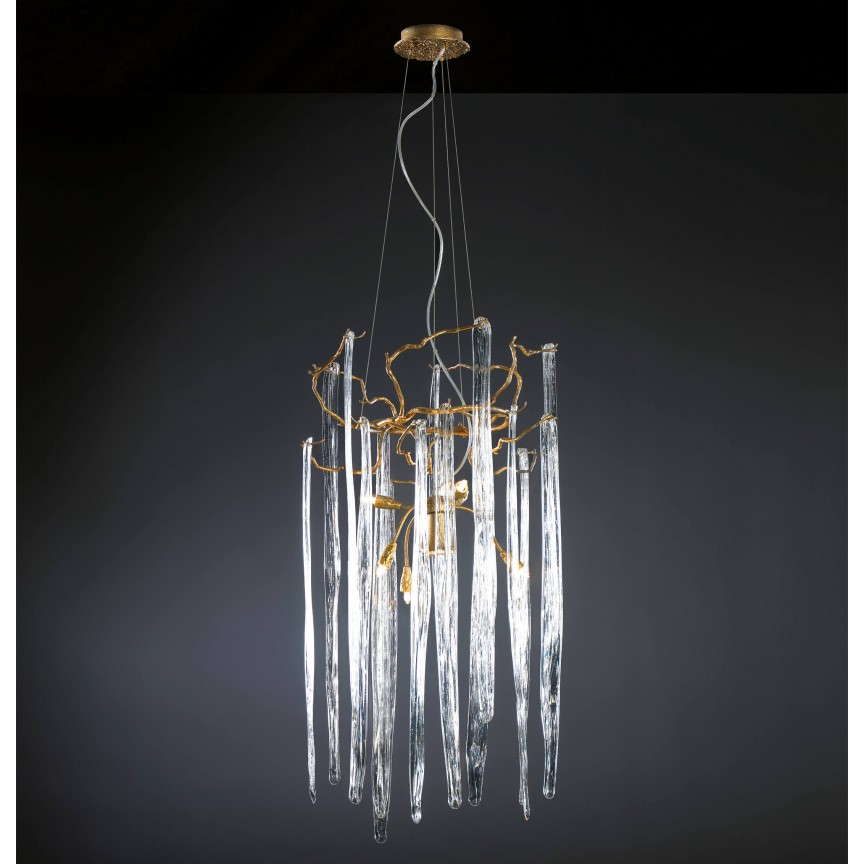 Lustra design LUX realizata manual WATERFALL, Candelabre clasice / Lustre si Pendule⭐ modele elegante de lux pentru iluminat living, dormitor, bucatarie.✅DeSiGn decorativ unic!❤️Promotii❗ Lustre clasice ➽ www.evalight.ro. Alege oferte la colectii NOI de corpuri de iluminat pt interior în stil clasic, industrial, retro sau vintage, lampi suspendate deosebite de tip suspensii, decorate cu margele cu cristal, abajur textil, de sticla, becuri normale tip lumanare cu filament sau LED, ieftine de calitate la cel mai bun pret. a