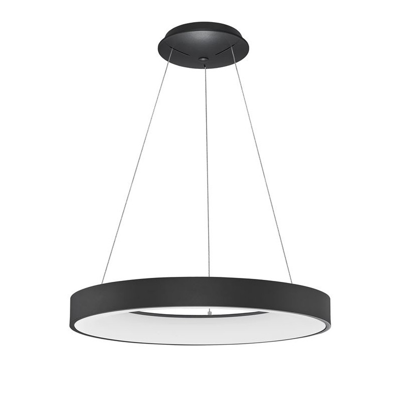 Lustra LED design modern circular RANDO THIN negru 3000K NVL-9453453 , Promotii lustre, reduceri⭐ corpuri de iluminat, mobila si decoratiuni de interior si exterior.⭕Oferte Pret redus online ➽ www.evalight.ro❗ a