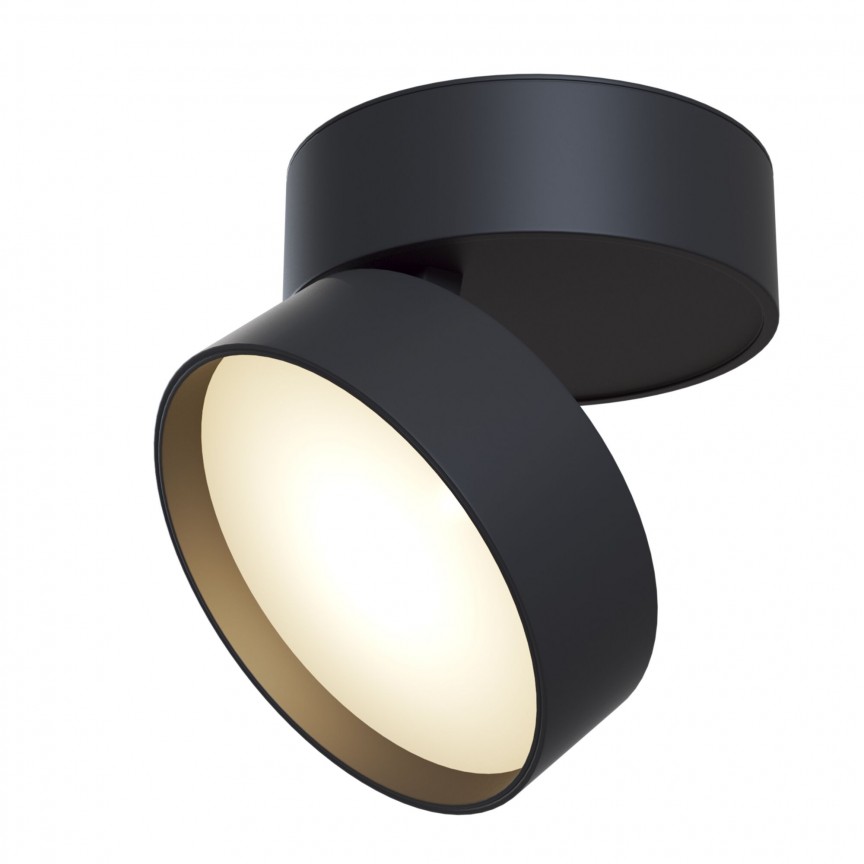 Spot LED directionabil Onda negru MY-C024CL-L18B, Cele mai vandute Corpuri de iluminat, lustre, aplice, veioze, lampadare, plafoniere. Mobilier si decoratiuni, oglinzi, scaune, fotolii. Oferte speciale iluminat interior si exterior. Livram in toata tara.  a