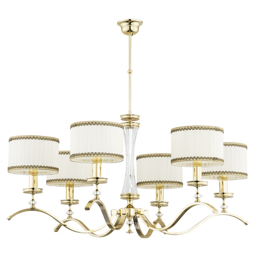 Candelabru 6 brate realizat manual AVERNO, Lustre Cristal Bohemia⭐ modele deosebite de candelabre din cristal Bohemia autentic din Cehia.✅Design Baroc de lux Premium Top❗ ➽ www.evalight.ro. a