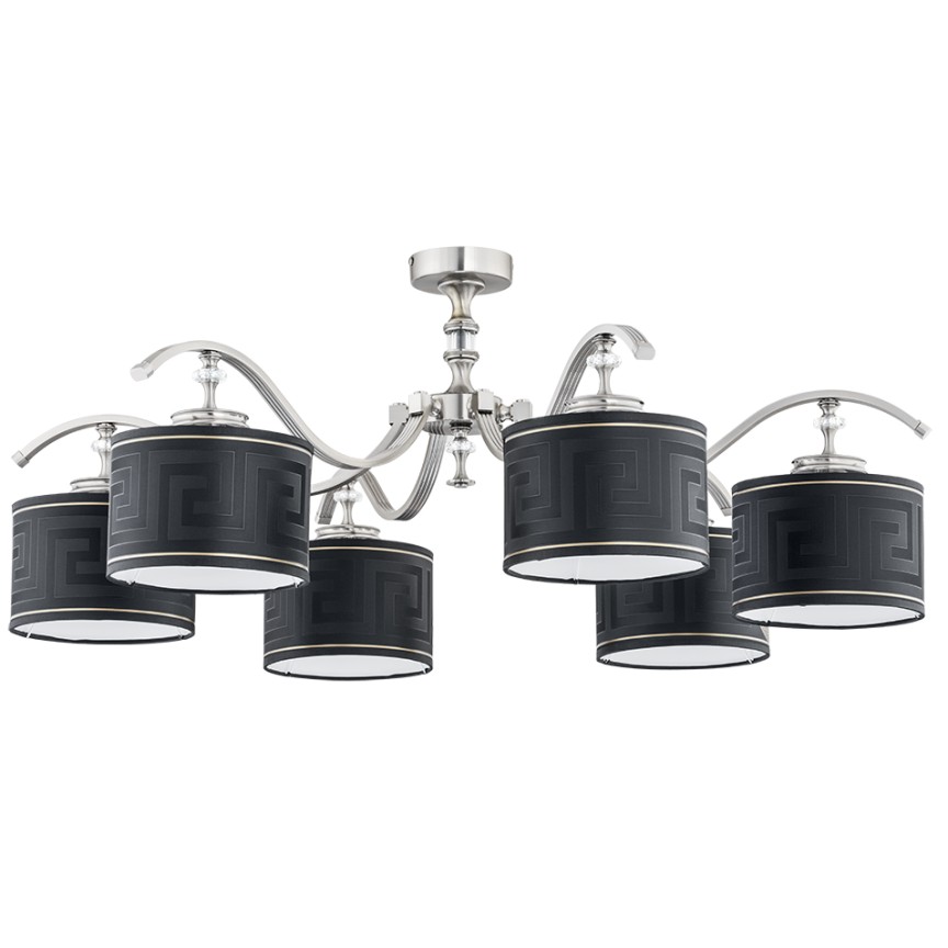 Lustra 6 brate realizata manual AVERNO, Candelabre clasice / Lustre si Pendule⭐ modele elegante de lux pentru iluminat living, dormitor, bucatarie.✅DeSiGn decorativ unic!❤️Promotii❗ Lustre clasice ➽ www.evalight.ro. Alege oferte la colectii NOI de corpuri de iluminat pt interior în stil clasic, industrial, retro sau vintage, lampi suspendate deosebite de tip suspensii, decorate cu margele cu cristal, abajur textil, de sticla, becuri normale tip lumanare cu filament sau LED, ieftine de calitate la cel mai bun pret. a