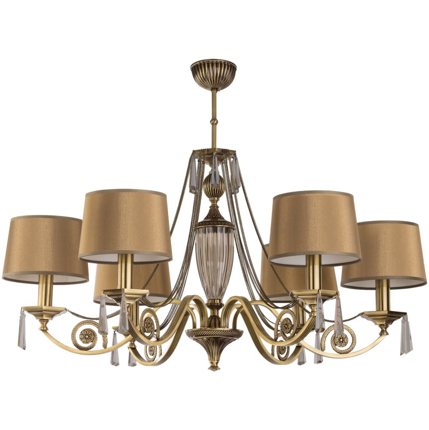 Candelabru 6 brate design clasic cristal Asfour Monza, Lustre Cristal Asfour 30% PBO⭐ modele de candelabre mari XXL stil Imperial din cristal Asfour autentic❗ ✅Design Baroc unicat Premium Top 2022!❤️Promotii Lustre High Quality Crystal 