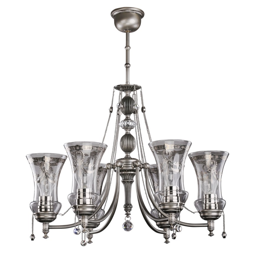 Candelabru 6 brate realizat manual Nico, Candelabre clasice / Lustre si Pendule⭐ modele elegante de lux pentru iluminat living, dormitor, bucatarie.✅DeSiGn decorativ unic!❤️Promotii❗ Lustre clasice ➽ www.evalight.ro. Alege oferte la colectii NOI de corpuri de iluminat pt interior în stil clasic, industrial, retro sau vintage, lampi suspendate deosebite de tip suspensii, decorate cu margele cu cristal, abajur textil, de sticla, becuri normale tip lumanare cu filament sau LED, ieftine de calitate la cel mai bun pret. a