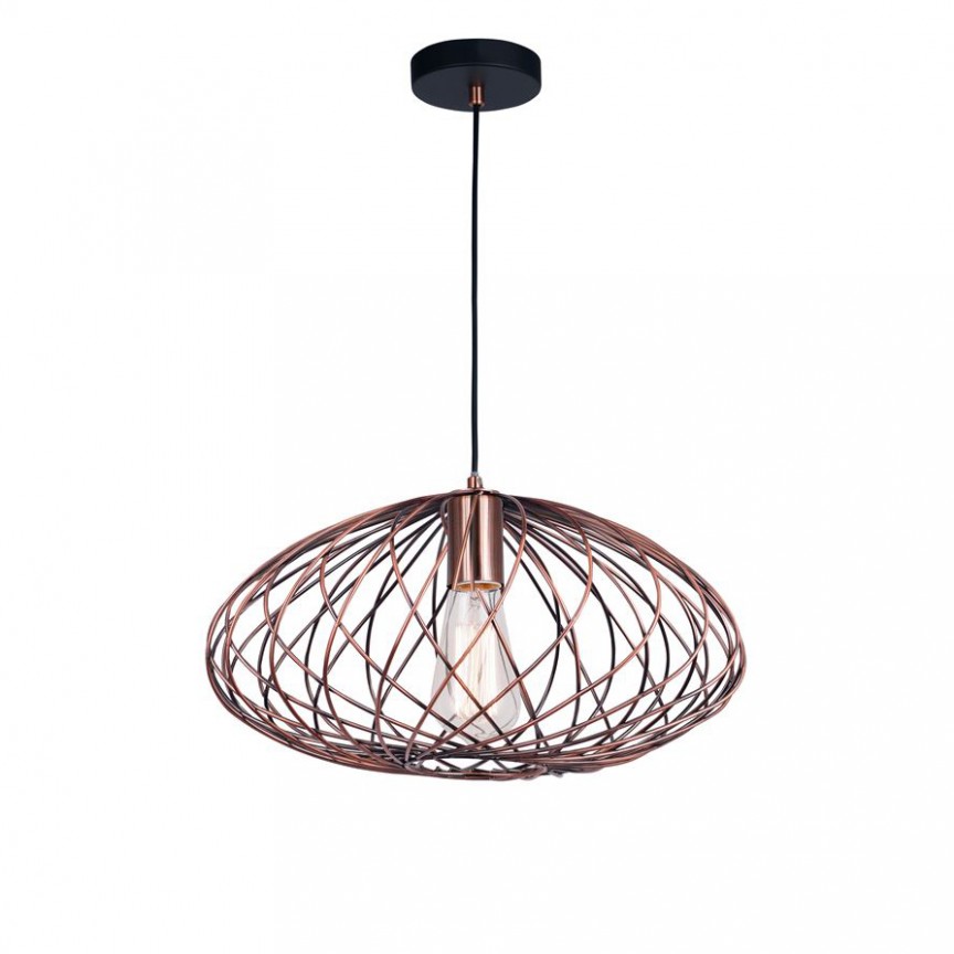 Pendul design modern Ø35cm Eriberto NVL-8436420, Candelabre si Lustre moderne elegante⭐ modele clasice de lux pentru living, bucatarie si dormitor.✅ DeSiGn actual Top 2020!❤️Promotii lampi❗ ➽ www.evalight.ro. Oferte corpuri de iluminat suspendate pt camere de interior (înalte), suspensii (lungi) de tip lustre si candelabre, pendule decorative stil modern, clasic, rustic, baroc, scandinav, retro sau vintage, aplicate pe perete sau de tavan, cu cristale, abajur din material textil, lemn, metal, sticla, bec Edison sau LED, ieftine de calitate deosebita la cel mai bun pret. a