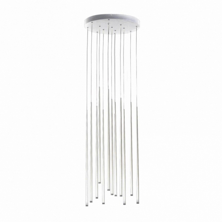 Lustra LED design modern minimalist Ø45cm Louise 12 white ZZ AZ3421, Candelabre si Lustre moderne elegante⭐ modele clasice de lux pentru living, bucatarie si dormitor.✅ DeSiGn actual Top 2020!❤️Promotii lampi❗ ➽ www.evalight.ro. Oferte corpuri de iluminat suspendate pt camere de interior (înalte), suspensii (lungi) de tip lustre si candelabre, pendule decorative stil modern, clasic, rustic, baroc, scandinav, retro sau vintage, aplicate pe perete sau de tavan, cu cristale, abajur din material textil, lemn, metal, sticla, bec Edison sau LED, ieftine de calitate deosebita la cel mai bun pret. a