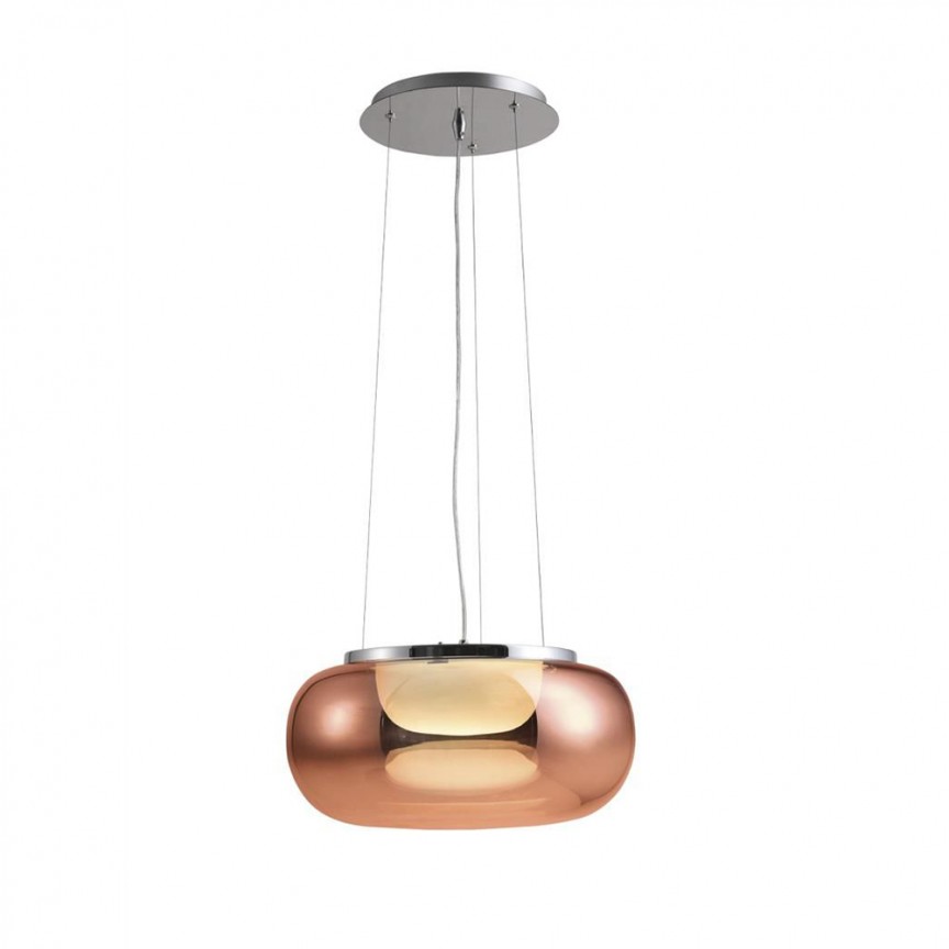 Lustra LED design modern Ø42cm Galactic copper ZZ AZ3161, Corpuri de iluminat interior LED⭐ modele lustre interior LED pentru living, dormitor, bucatarie, baie.✅DeSiGn decorativ de lux!❤️Promotii lampi LED❗ ➽www.evalight.ro. Alege Corpuri de iluminat interior LED elegante in stil modern, suspendate sau aplicate de tavan si perete, ieftine de calitate deosebita la cel mai bun pret. a