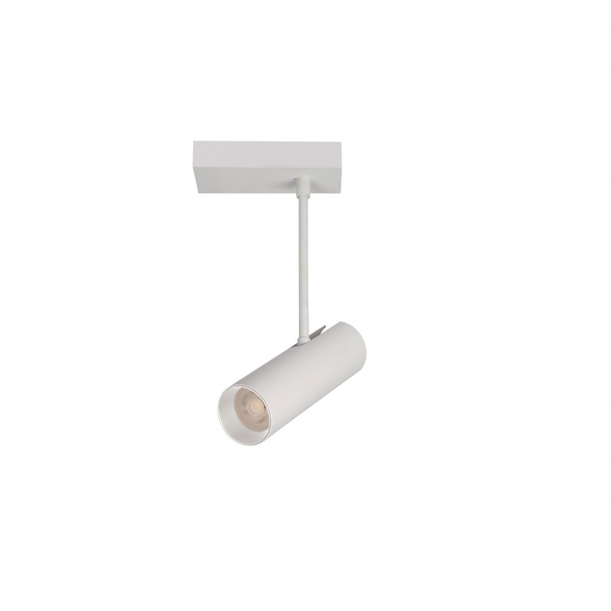 Spot directionabil cu brat, aplicat de tavan/plafon LENS SQUARE alb, Spoturi aplicate tavan / perete, mobila, LED⭐modele moderne pentru living,dormitor,bucatarie,baie,hol.✅Design decorativ unic!❤️Promotii lampi❗ ➽ www.evalight.ro. Alege corpuri de iluminat interior de tip spot-uri aparente cu LED, (rotunde si patrate), ieftine de calitate la cel mai bun pret. a