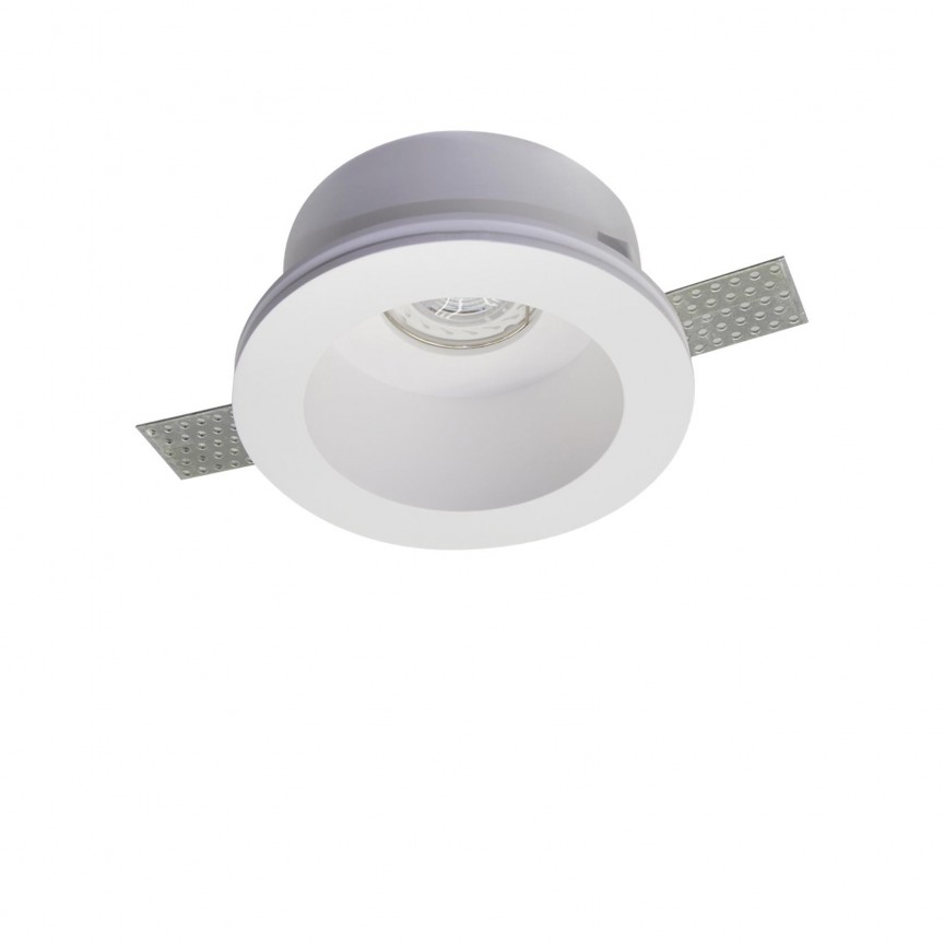 Spot incastrabil tavan/plafon HERA GIPS ROUND M alb, Spoturi incastrate tavan / perete, LED⭐ modele moderne pentru baie, living, dormitor, bucatarie, hol.✅Design decorativ unic!❤️Promotii lampi❗ ➽ www.evalight.ro. Alege corpuri de iluminat interior de tip spot-uri incastrabile cu LED, cu lumina calda, alba rece sau neutra, montare in tavanul fals rigips, mobila, pardoseala, beton, ieftine de calitate la cel mai bun pret. a