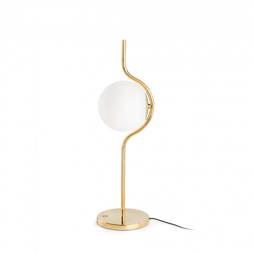 Lampa de masa LED dimabila design modern LE VITA LED Gold 29692D, Candelabre si Lustre moderne elegante⭐ modele clasice de lux pentru living, bucatarie si dormitor.✅ DeSiGn actual Top 2020!❤️Promotii lampi❗ ➽ www.evalight.ro. Oferte corpuri de iluminat suspendate pt camere de interior (înalte), suspensii (lungi) de tip lustre si candelabre, pendule decorative stil modern, clasic, rustic, baroc, scandinav, retro sau vintage, aplicate pe perete sau de tavan, cu cristale, abajur din material textil, lemn, metal, sticla, bec Edison sau LED, ieftine de calitate deosebita la cel mai bun pret. a