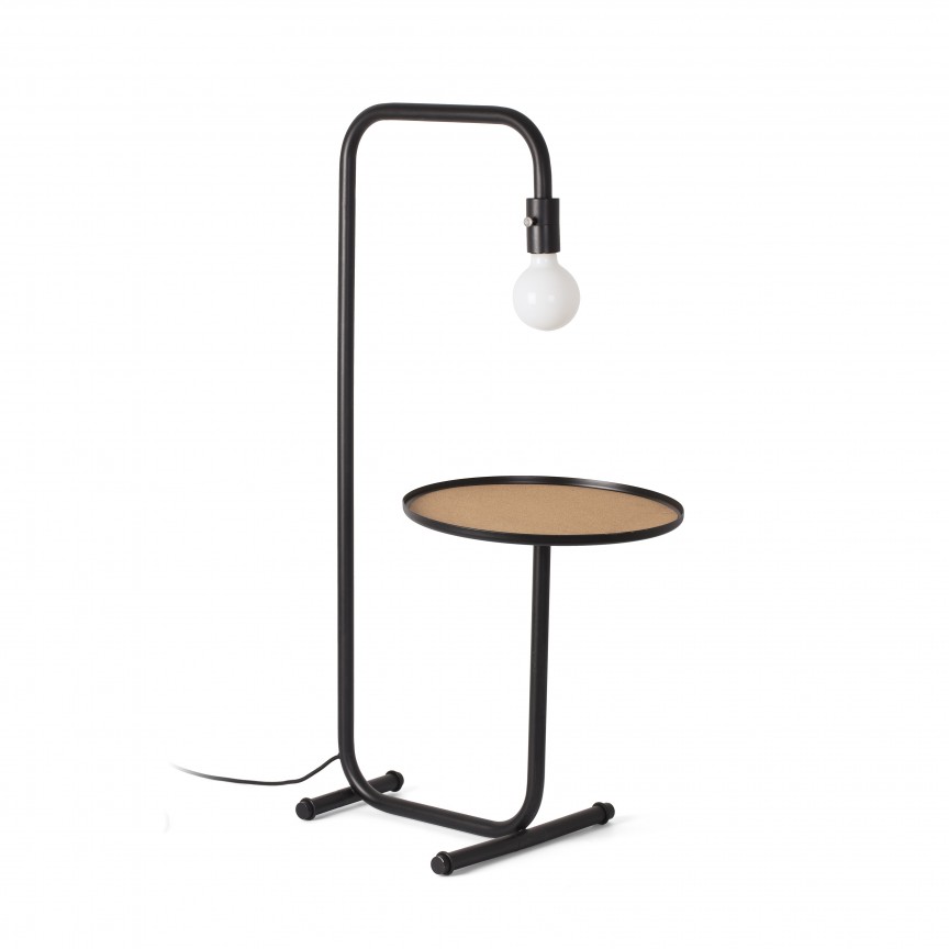 Lampadar minimalist design multifunctional GUEST Black 01046, Lampadare moderne de podea⭐ modele elegante pentru iluminat camera living dormitor.✅DeSiGn decorativ de lux unic!❤️Promotii lampi❗ ➽www.evalight.ro. Alege corpuri de iluminat de podea pt interior cu reader LED, ieftine de calitate deosebita la cel mai bun pret. a