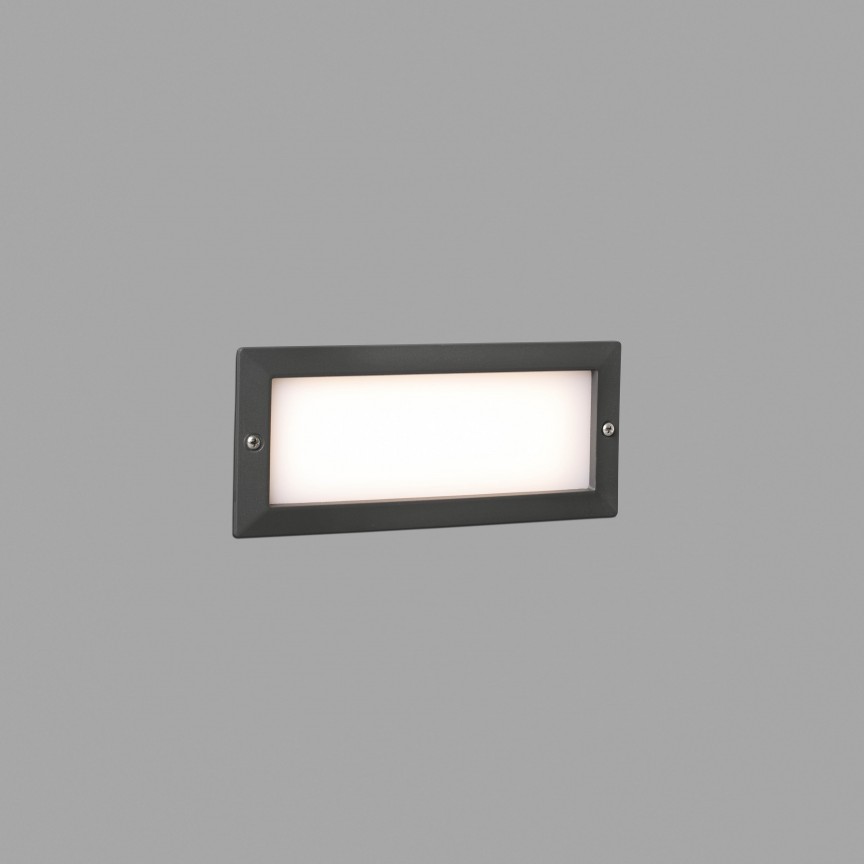 Spot LED incastrabil de exterior IP54 iluminat ambiental STRIPE gri , Corpuri de iluminat exterior⭐ modele rustice, clasice, moderne pentru gradina, terasa, curte si alei.✅Design decorativ unic!❤️Promotii lampi❗ ➽www.evalight.ro. a
