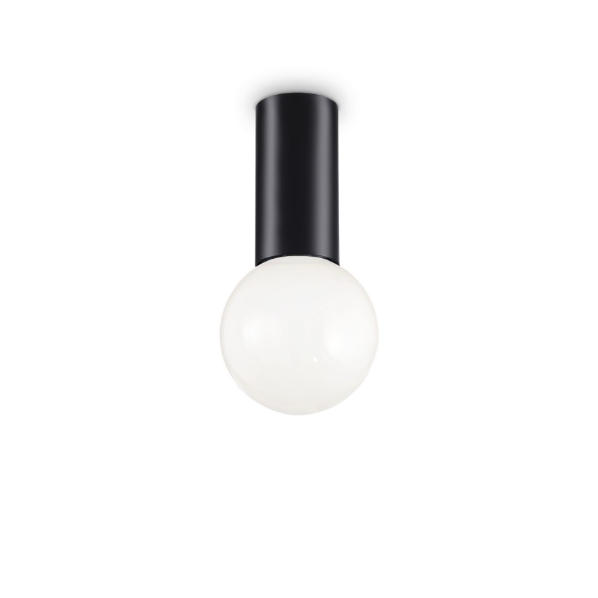 Plafoniera design minimalist PETIT PL1 NERO 232980 IDL, Promotii lustre, reduceri⭐ corpuri de iluminat, mobila si decoratiuni de interior si exterior.⭕Oferte Pret redus online ➽ www.evalight.ro❗ a