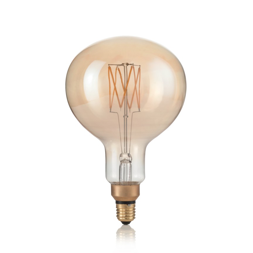 Bec dimabil de dimensiuni mari LED E27 VINTAGE XL 04W AMBRA 2200K 223940 IDL, Candelabre si Lustre moderne elegante⭐ modele clasice de lux pentru living, bucatarie si dormitor.✅ DeSiGn actual Top 2020!❤️Promotii lampi❗ ➽ www.evalight.ro. Oferte corpuri de iluminat suspendate pt camere de interior (înalte), suspensii (lungi) de tip lustre si candelabre, pendule decorative stil modern, clasic, rustic, baroc, scandinav, retro sau vintage, aplicate pe perete sau de tavan, cu cristale, abajur din material textil, lemn, metal, sticla, bec Edison sau LED, ieftine de calitate deosebita la cel mai bun pret. a