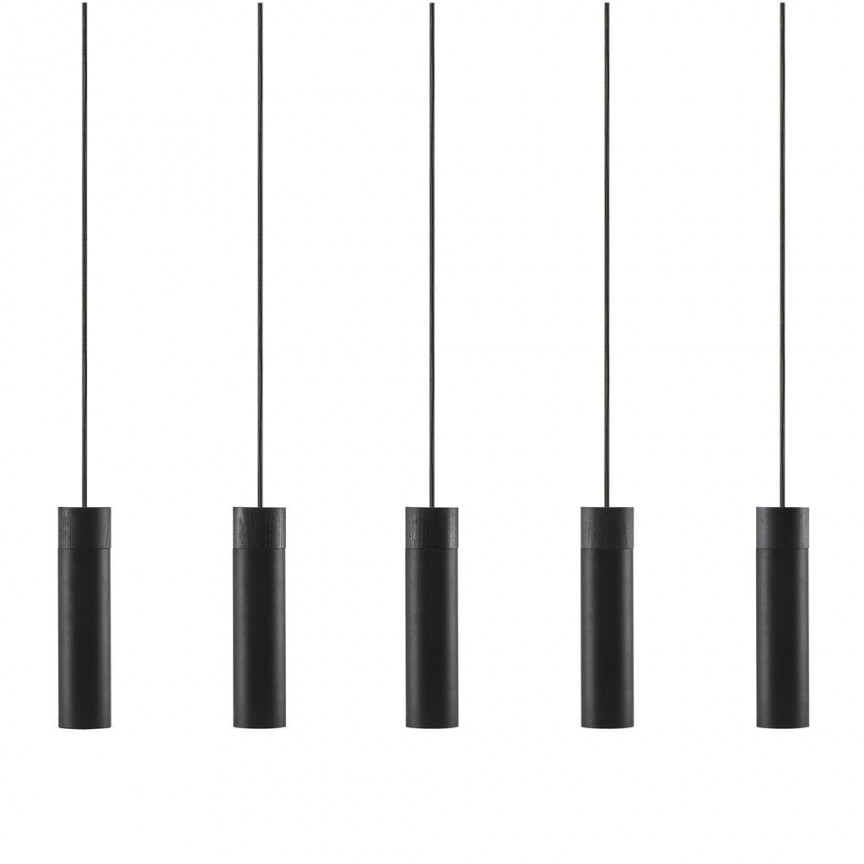 Lustra cu 5 pendule stil minimalist design nordic Tilo negru 2010483003 NL, Promotii lustre, reduceri⭐ corpuri de iluminat, mobila si decoratiuni de interior si exterior.⭕Oferte Pret redus online ➽ www.evalight.ro❗ a