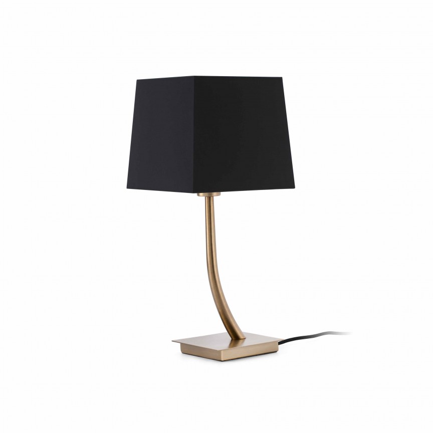 Veioza / Lampa de masa eleganta design clasic REM auriu/negru, Veioze clasice de masa⭐ modele elegante inalte potrivite pentru noptiere dormitor, living, birou.✅DeSiGn decorativ de lux unic!❤️Promotii lampi❗ ➽ www.evalight.ro. Alege oferte la colectile NOI de corpuri de iluminat interior tip veioze cu picior inalt pt citit cu reader LED, aspect vintage deosebit, abajur din material textil, cristal, sticla, lemn, metalic, ceramica cu flori, ieftine de calitate la cel mai bun pret. a