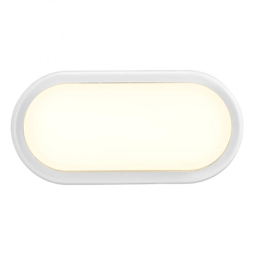 Aplica LED de perete sau tavan cu protectie IP54 Cuba Energy Oval 2019181001 NL, Aplice pentru baie, LED⭐ modele moderne lustre tablou, iluminat oglinda baie.❤️Promotii lampi baie❗ ➽www.evalight.ro. Alege corpuri de iluminat baie cu spot-uri aplicate (perete/tavan/mobilier baie), rezistente la apa (umiditate), ieftine si de lux, calitate deosebita la cel mai bun pret.
 a