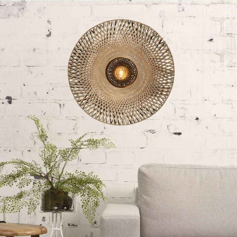 Aplica din bambus KALIMANTAN Small, 60cm, Candelabre si Lustre moderne elegante⭐ modele clasice de lux pentru living, bucatarie si dormitor.✅ DeSiGn actual Top 2020!❤️Promotii lampi❗ ➽ www.evalight.ro. Oferte corpuri de iluminat suspendate pt camere de interior (înalte), suspensii (lungi) de tip lustre si candelabre, pendule decorative stil modern, clasic, rustic, baroc, scandinav, retro sau vintage, aplicate pe perete sau de tavan, cu cristale, abajur din material textil, lemn, metal, sticla, bec Edison sau LED, ieftine de calitate deosebita la cel mai bun pret. a