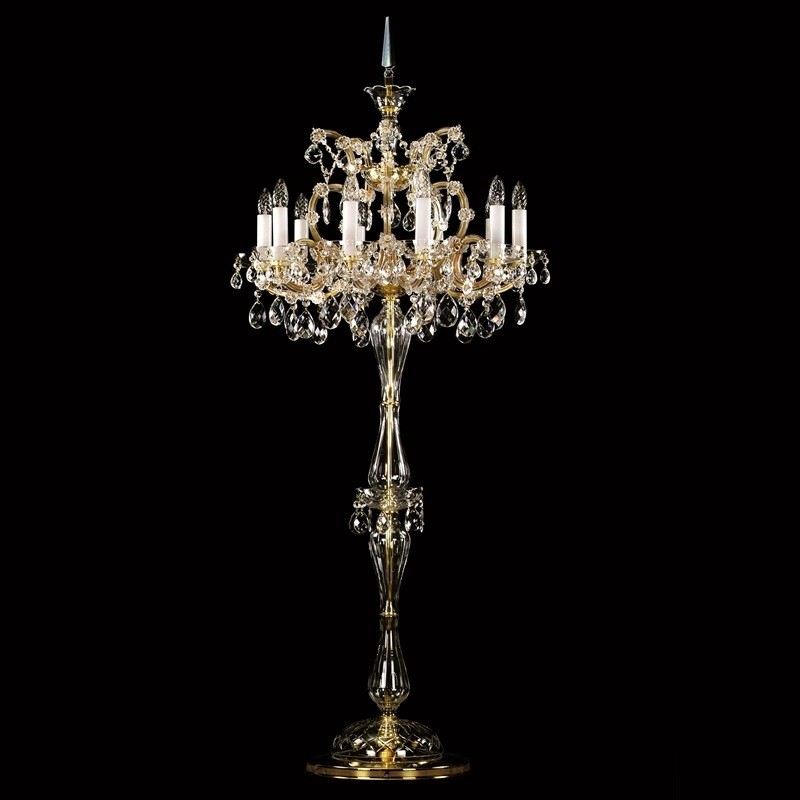 Lampadar, lampa de podea Cristal Bohemia Exclusive MARIA TEREZIA 16 FL, Lampadare Cristal, lux⭐ modele elegante din cristal Swarovski, Bohemia, Asfour.✅Design decorativ Premium!❤️Promotii lampi❗ ➽ www.evalight.ro. Alege corpuri de iluminat cristal tip lampadar de podea moderne, clasice, traditionale, exclusive, calitate deosebita la cel mai bun pret. a