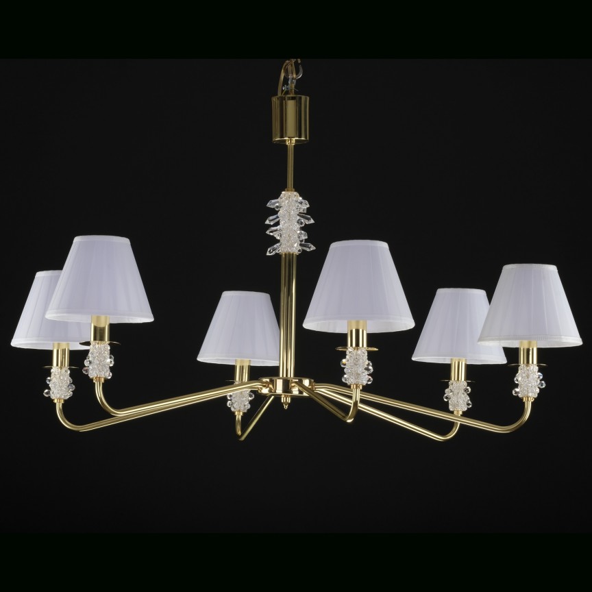 Candelabru 5 brate LUX design modern, Cristal Bohemia Exclusive TRINITY 02-CH, Lustre cristal si Corpuri de iluminat suspendate⭐ modele de lux elegante din cristal Stil Exclusive.✅Design Premium Top❗ ➽ www.evalight.ro.  a