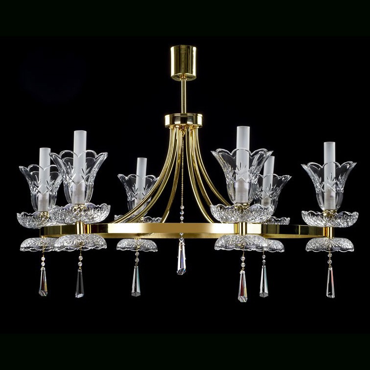 Candelabru deosebit design LUX Cristal Bohemia Exclusive ISABELL 02-CH, Lustre Cristal Bohemia⭐ modele deosebite de candelabre din cristal Bohemia autentic din Cehia.✅Design Baroc de lux Premium Top❗ ➽ www.evalight.ro. a