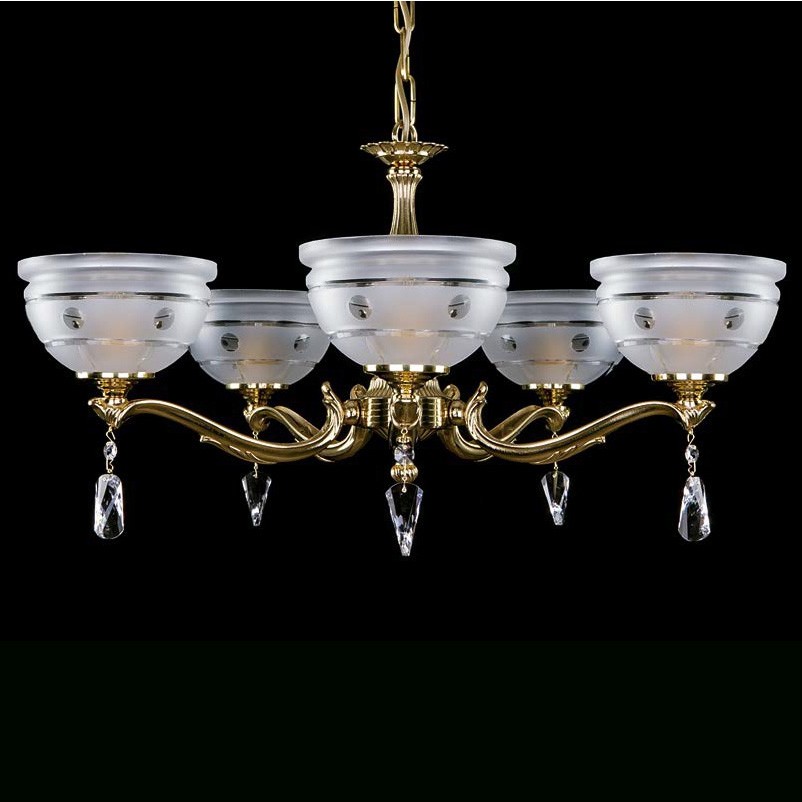 Candelabru 5 brate Cristal Bohemia Exclusive SAFFIRA V., Lustre cristal si Corpuri de iluminat suspendate⭐ modele de lux elegante din cristal Stil Exclusive.✅Design Premium Top❗ ➽ www.evalight.ro.  a