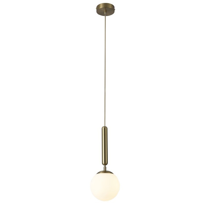 Lustra, Pendul modern auriu cu abajur din sticla alba Divina 5352 RX, Pendule / Lustre suspendate moderne, LED⭐ modele elegante pentru bucatarie, living dormitor.✅DeSiGn decorativ unic!❤️Promotii lampi❗ ➽www.evalight.ro. Alege corpuri de iluminat suspendate pt interior stil modern, suspensii de tip pendule cu cristale, abajur material textil, lemn, metal, sticla, bec tip lumanare Edison sau LED, ieftine si de lux, calitate deosebita la cel mai bun pret. a