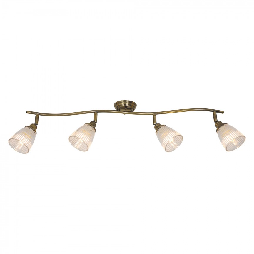 Lustra 4 spoturi design clasic MARTHA bronz antic 5018 RX, Aplice de perete clasice⭐ modele elegante pentru dormitor, living, hol, bucatarie.✅DeSiGn decorativ de lux unic!❤️Promotii lampi❗ ➽ www.evalight.ro. Alege oferte la corpuri de iluminat interior stil clasic pt perete si tavan, decor cristal, bec LED sau vintage, ieftine de calitate deosebita la cel mai bun pret. a