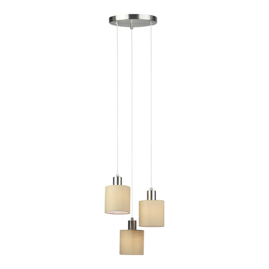 Lustra cu 3 pendule design modern NATINA bej 5012 RX, Corpuri de iluminat interior, moderne⭐ modele lustre interior pentru living, dormitor, bucatarie, baie.✅DeSiGn decorativ de lux!❤️Promotii lampi❗ ➽www.evalight.ro. Alege Corpuri de iluminat interior elegante in stil modern, suspendate sau aplicate de tavan si perete, ieftine de calitate deosebita la cel mai bun pret.
 a