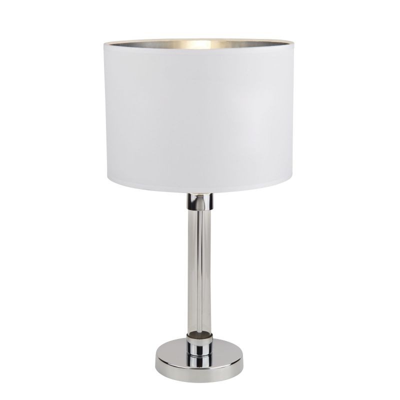 Veioza / Lampa de masa decorativa design elegant Hadley EU6322CC SRT, Veioze Dormitor, inalte⭐ modele moderne sau clasice elegante pentru noptiere dormitor.✅DeSiGn decorativ de lux unic!❤️Promotii lampi❗ ➽ www.evalight.ro. Alege corpuri de iluminat interior tip veioze mari cu picior inalt pt citit cu reader LED, aspect vintage deosebit, abajur din material textil, cristal, sticla, lemn, metalic, ceramica cu flori, ieftine de calitate la cel mai bun pret. a