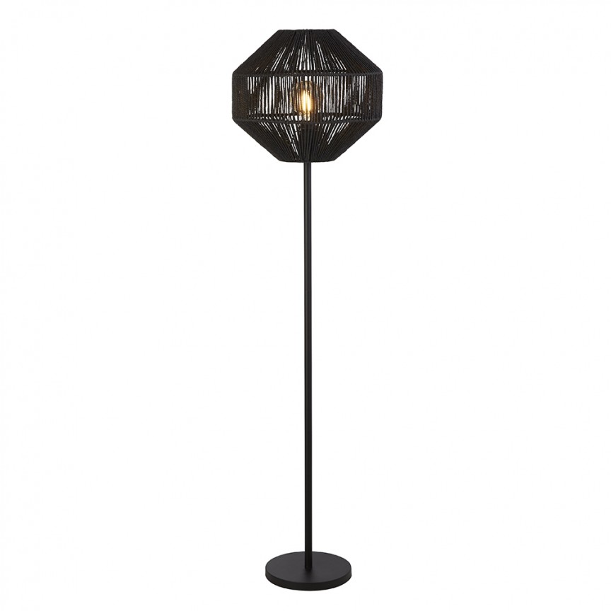 Lampadar / Lampa de podea modena Wicker EU11202-1BK SRT , Lampadare moderne de podea⭐ modele elegante pentru iluminat camera living dormitor.✅DeSiGn decorativ de lux unic!❤️Promotii lampi❗ ➽www.evalight.ro. Alege corpuri de iluminat de podea pt interior cu reader LED, ieftine de calitate deosebita la cel mai bun pret. a