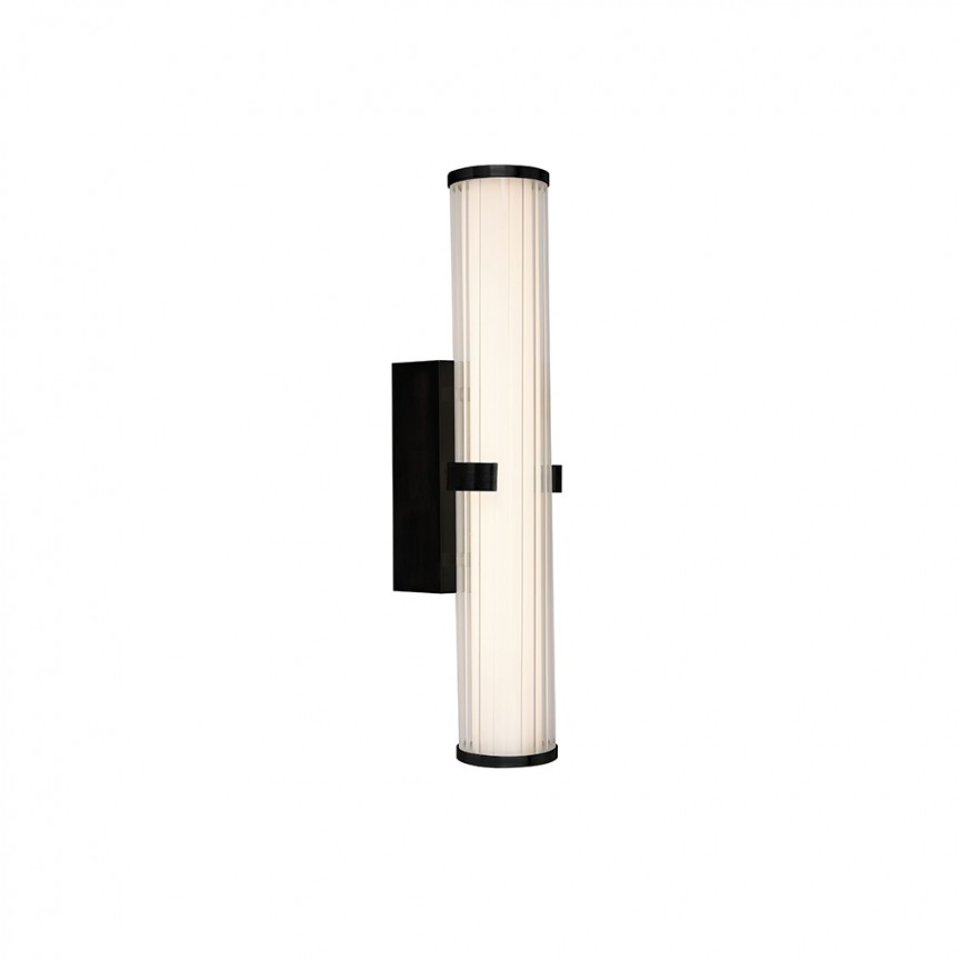 Aplica LED de perete / oglinda baie IP44 Clamp neagra 63125-1BK SRT, Aplice pentru baie, LED⭐ modele moderne lustre tablou, iluminat oglinda baie.❤️Promotii lampi baie❗ ➽www.evalight.ro. Alege corpuri de iluminat baie cu spot-uri aplicate (perete/tavan/mobilier baie), rezistente la apa (umiditate), ieftine si de lux, calitate deosebita la cel mai bun pret.
 a