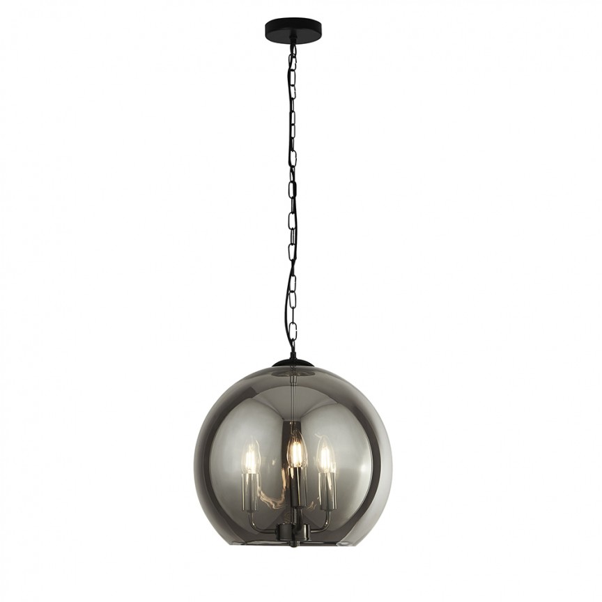 Lustra design modern cu sticla fumurie SPHERE 1783-3SM SRT, Lustre moderne, LED⭐ modele elegante ieftine si de lux pentru living dormitor, bucatarie si sufragerie.✅DeSiGn decorativ unic!❤️Promotii lampi❗ Magazin online➽ www.evalight.ro. Oferte NOI la corpuri de iluminat pt interior suspendate de tip suspensii, aplicate de tavan sau perete, stil modern retro sau vintage, lustre cu cristale, abajur material textil, lemn, metal, sticla, becuri Edison sau LED, calitate deosebita la cel mai bun pret. a