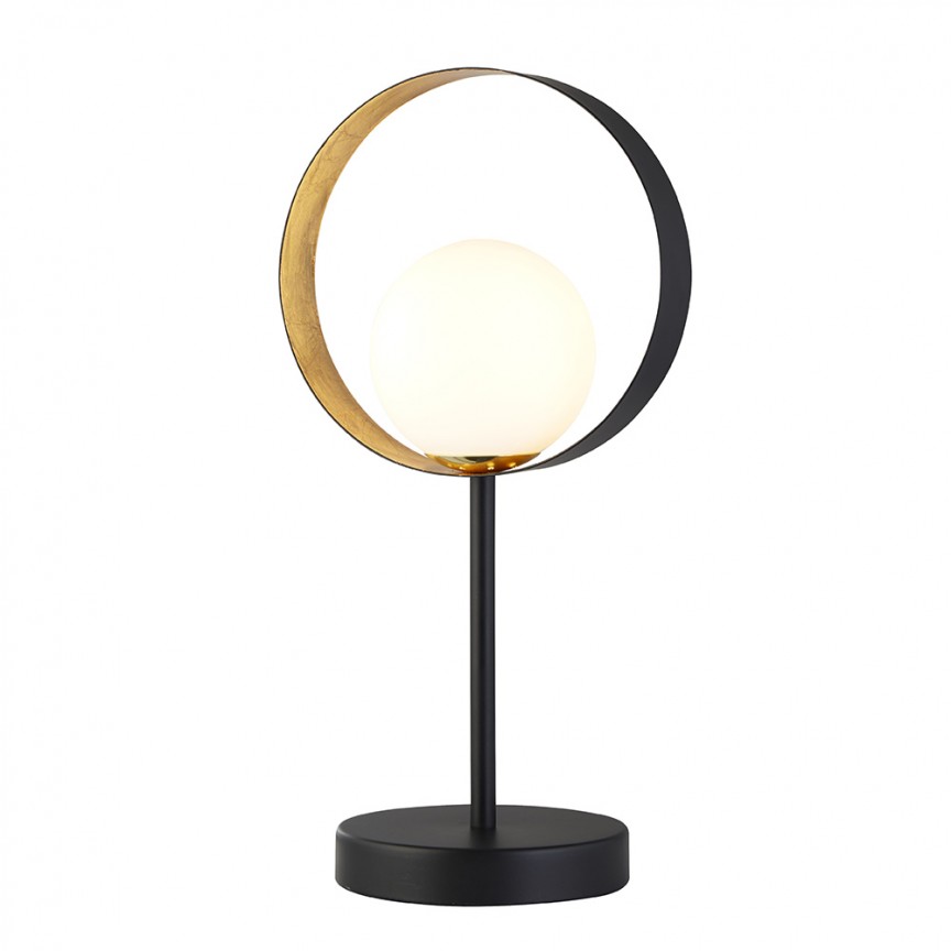 Veioza, Lampa de masa design modern Orbital EU8141BGO SRT, Candelabre si Lustre moderne elegante⭐ modele clasice de lux pentru living, bucatarie si dormitor.✅ DeSiGn actual Top 2020!❤️Promotii lampi❗ ➽ www.evalight.ro. Oferte corpuri de iluminat suspendate pt camere de interior (înalte), suspensii (lungi) de tip lustre si candelabre, pendule decorative stil modern, clasic, rustic, baroc, scandinav, retro sau vintage, aplicate pe perete sau de tavan, cu cristale, abajur din material textil, lemn, metal, sticla, bec Edison sau LED, ieftine de calitate deosebita la cel mai bun pret. a