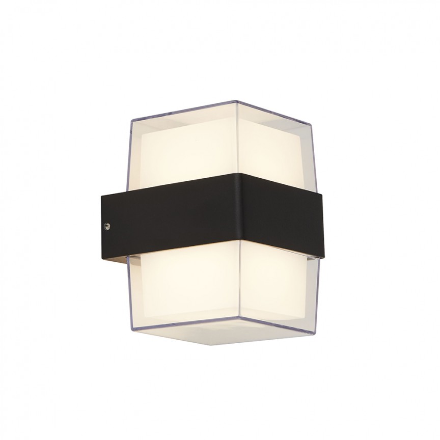 Aplica LED moderna pentru iluminat exterior ambiental Outdoor 25122-2BK SRT, Candelabre si Lustre moderne elegante⭐ modele clasice de lux pentru living, bucatarie si dormitor.✅ DeSiGn actual Top 2020!❤️Promotii lampi❗ ➽ www.evalight.ro. Oferte corpuri de iluminat suspendate pt camere de interior (înalte), suspensii (lungi) de tip lustre si candelabre, pendule decorative stil modern, clasic, rustic, baroc, scandinav, retro sau vintage, aplicate pe perete sau de tavan, cu cristale, abajur din material textil, lemn, metal, sticla, bec Edison sau LED, ieftine de calitate deosebita la cel mai bun pret. a