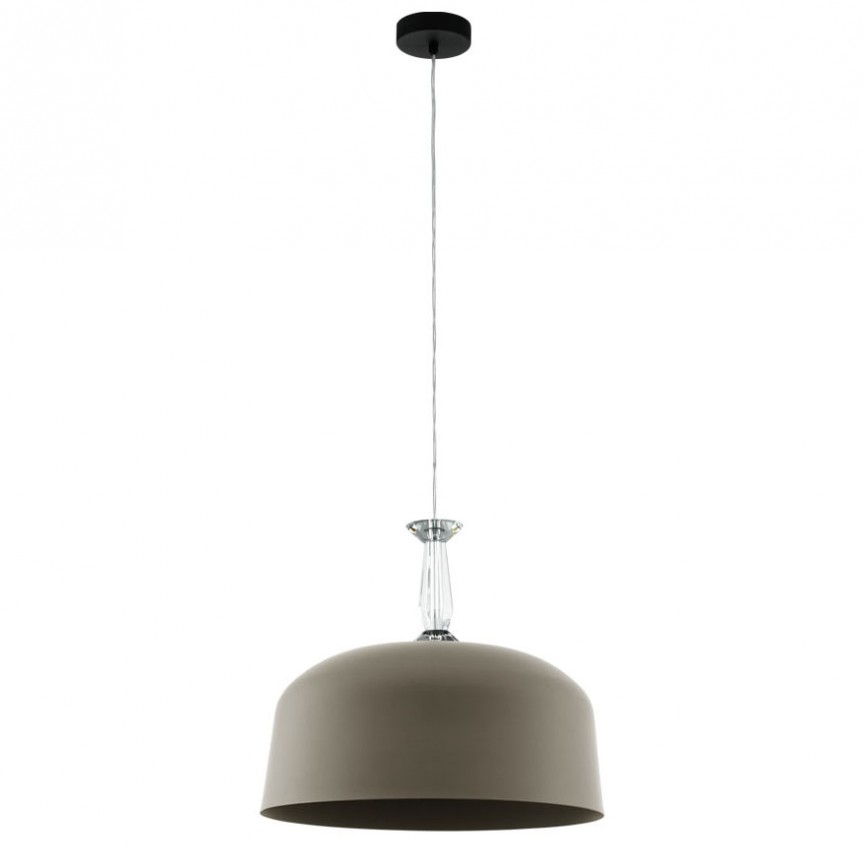 Lustra, Pendul cu abajur metalic taupe MONTE FUERTE 39589 EL, Promotii lustre, reduceri⭐ corpuri de iluminat, mobila si decoratiuni de interior si exterior.⭕Oferte Pret redus online ➽ www.evalight.ro❗ a