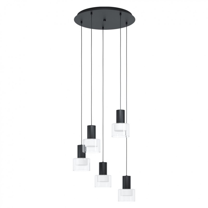 Lustra cu 5 pendule design minimalist MOLINERS 39727 EL, Promotii lustre, reduceri⭐ corpuri de iluminat, mobila si decoratiuni de interior si exterior.⭕Oferte Pret redus online ➽ www.evalight.ro❗ a